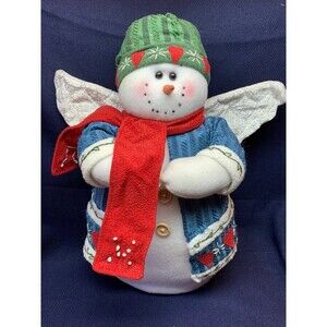 Snowman Plush Decoration - Winter Holiday Decor (Bx Bear)